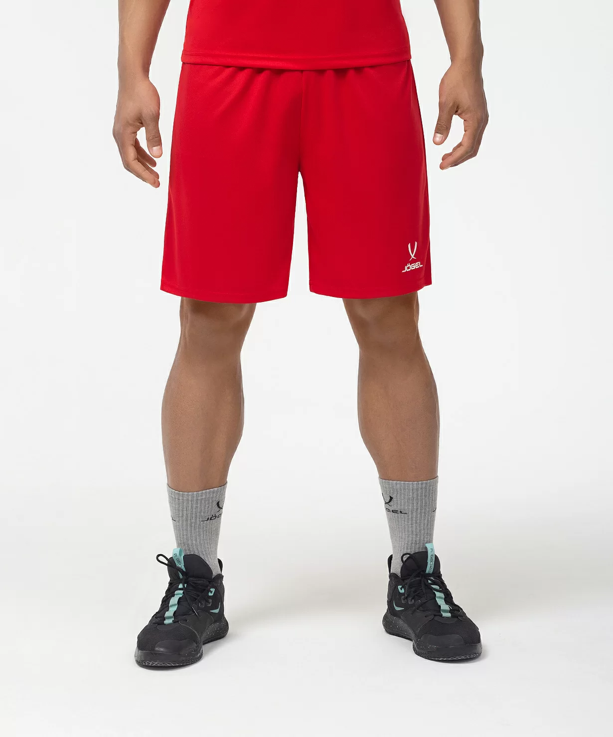  Шорты баскетбольные JOGEL CAMP Basic, красный по низким ценам в Томске и Северске