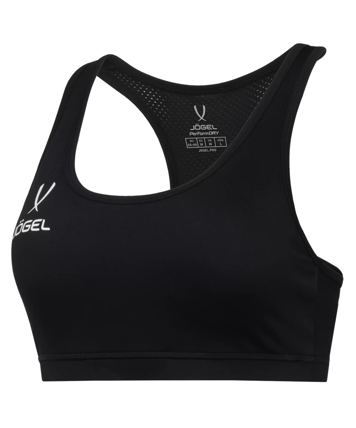  Бра тренировочное JOGEL DIVISION PerFormDRY Womens Top, черный по низким ценам в Томске и Северске