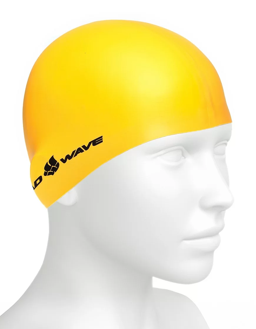  Шапочка для плавания Mad Wave Silicone Junior yellow по низким ценам в Томске и Северске