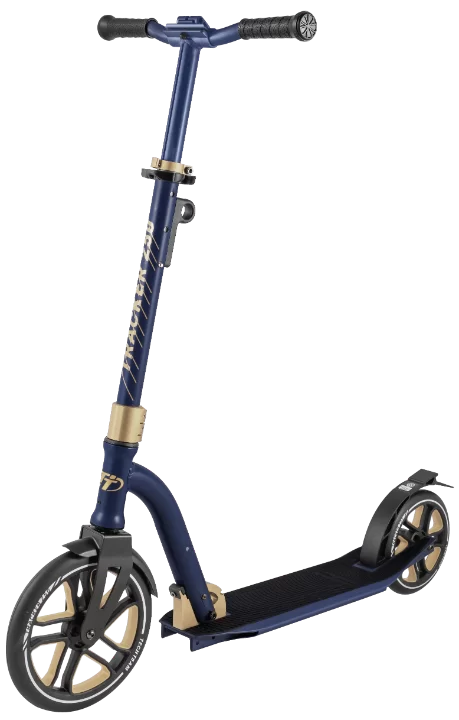  Самокат TechTeam Tracker 250 (2020) blue/gold по низким ценам в Томске и Северске