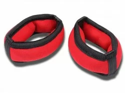 Утяжелители 0.2 кг х 2 шт Indigo Браслет неопрен, дробь, красный