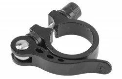 Зажим подседельной трубы KL-M07 31,8 мм эксцентрик алюминиевый черный