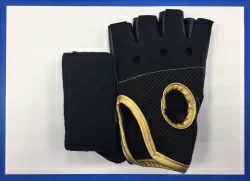 Перчатки Kwon Gloves Gel Wrap с бинтом 2 м черные