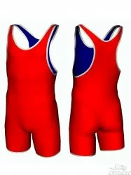 Трико борцовское Skat детское 9816/6516 высокая пройма двустороннее