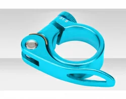 Зажим подседельной трубы 31,8 мм BLF-Z1 эксцентрик алюминиевый синий