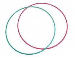 Обруч гимнастический стальной 900 мм утяжеленный 1300 г