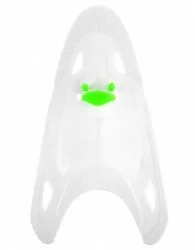 Лопатки для плавания Mad Wave Freestyle one size white/green