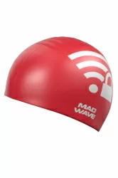 Шапочка для плавания Mad Wave WI-FI red