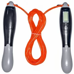 Скакалка 2.8 м E32634-4 с электронным счетчиком оранжевый