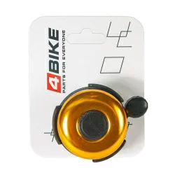 Звонок 4Bike BB3204-Gld латунь d-52мм золотистый