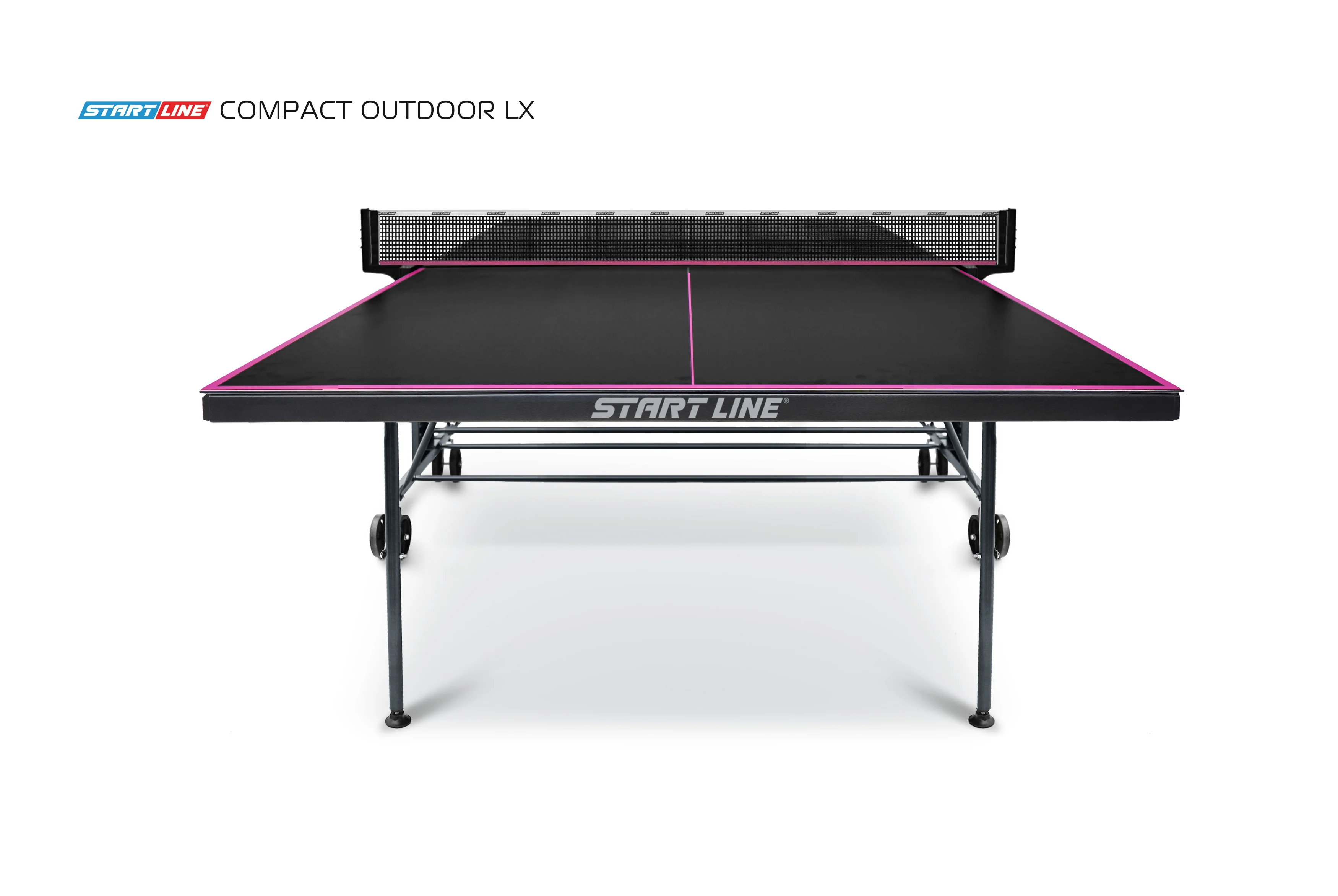  Стол теннисный Compact-2 LX  Всепогодный 6 black по низким ценам в Томске и Северске