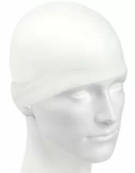 Шапочка для плавания Mad Wave Solid Soft white