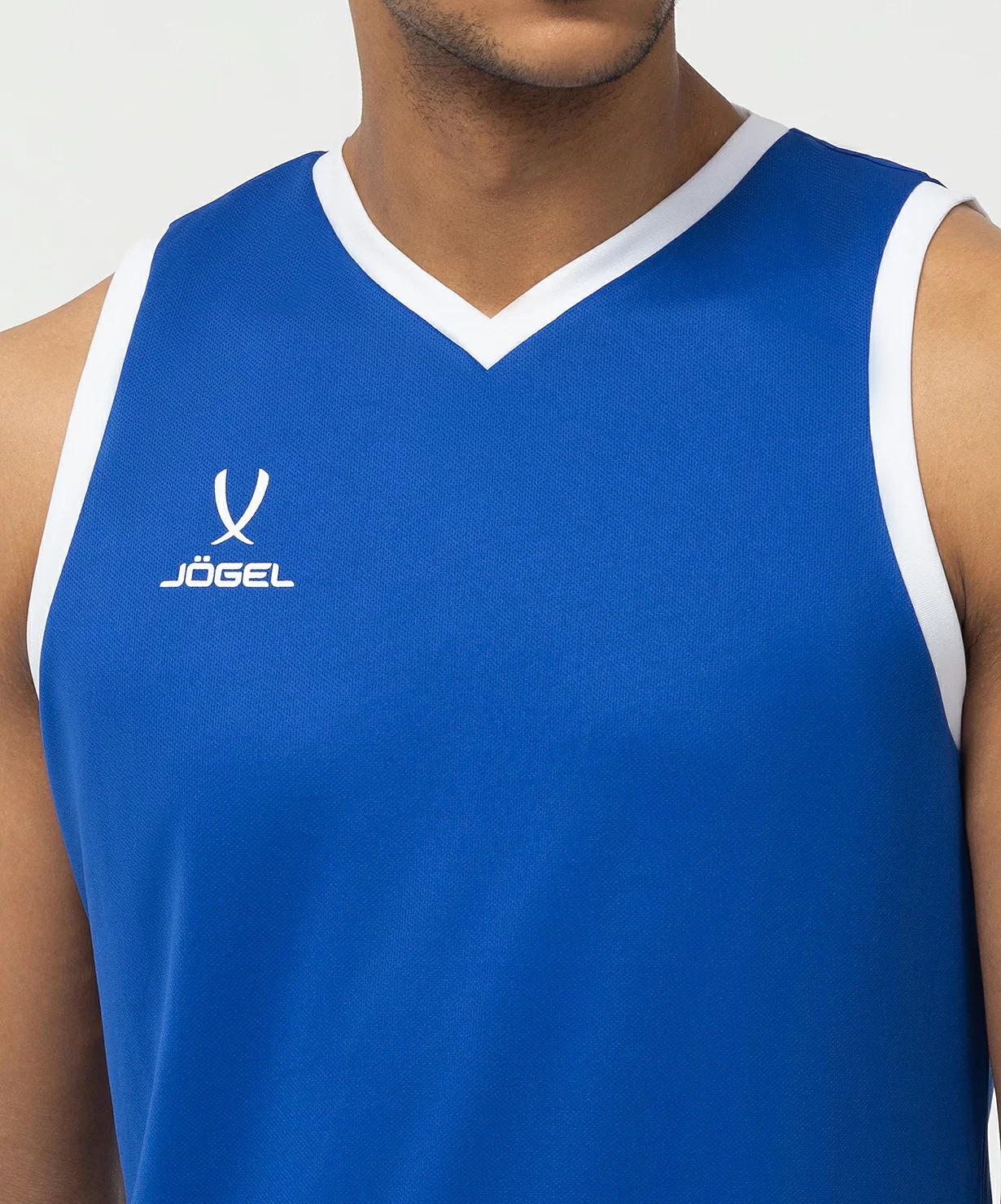  Майка баскетбольная JOGEL CAMP Basic, синий по низким ценам в Томске и Северске