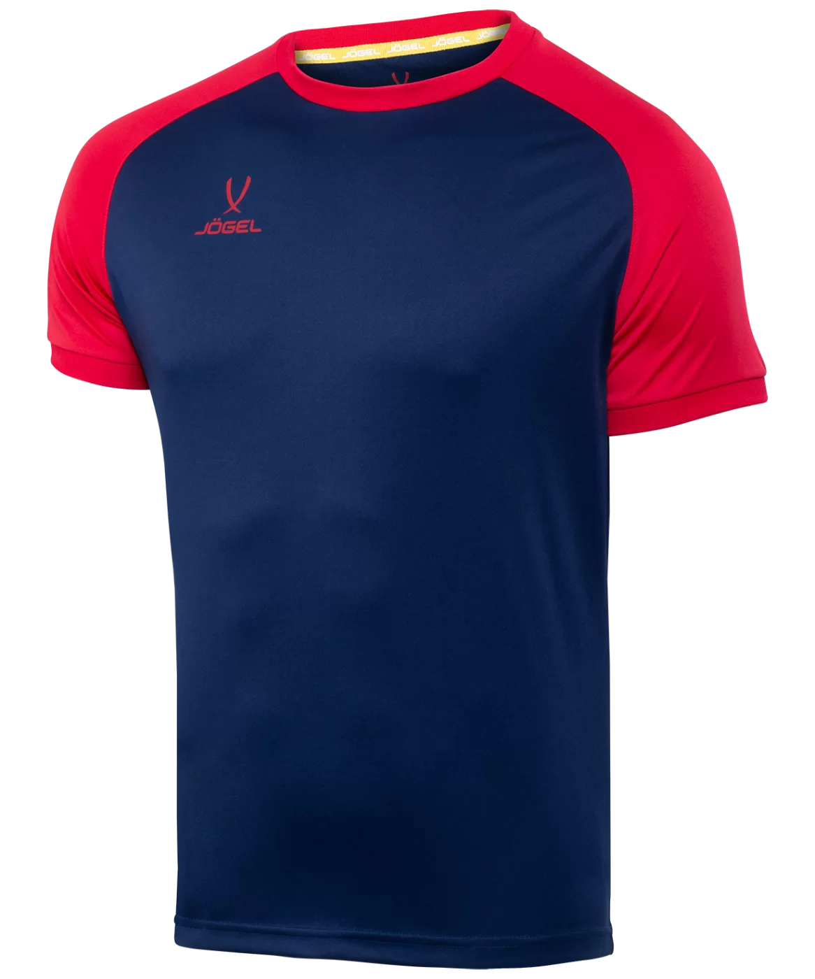  Футболка игровая JOGEL CAMP Reglan Jersey, темно-синий/красный по низким ценам в Томске и Северске