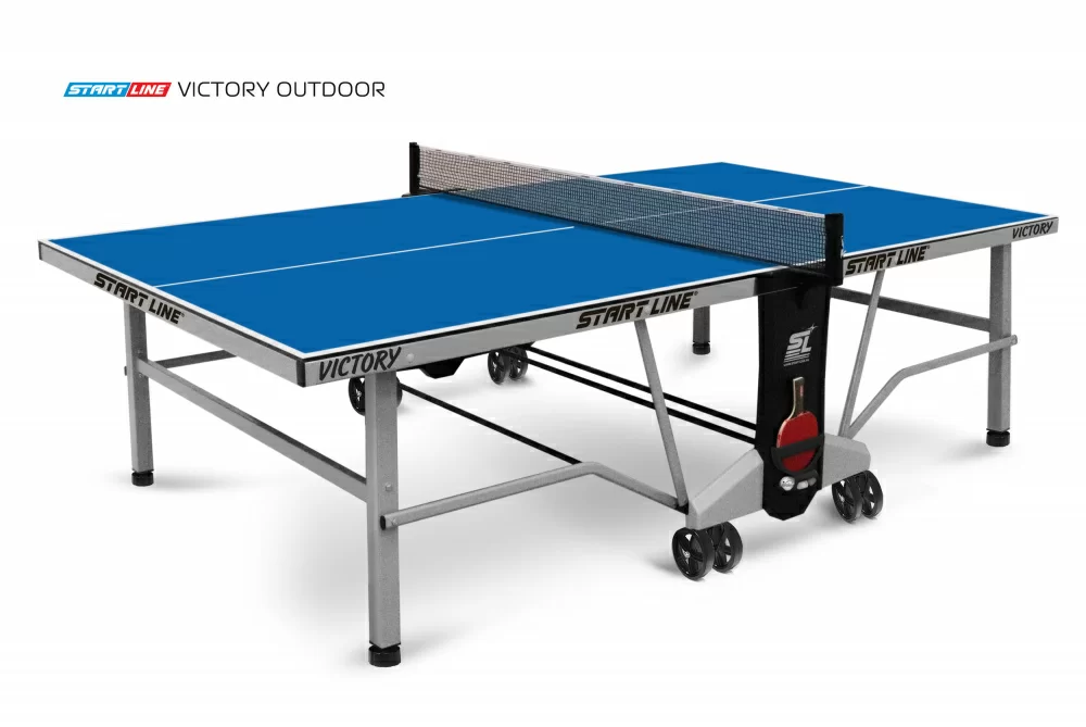  Стол теннисный VICTORY 6 Всепогодный Синий по низким ценам в Томске и Северске