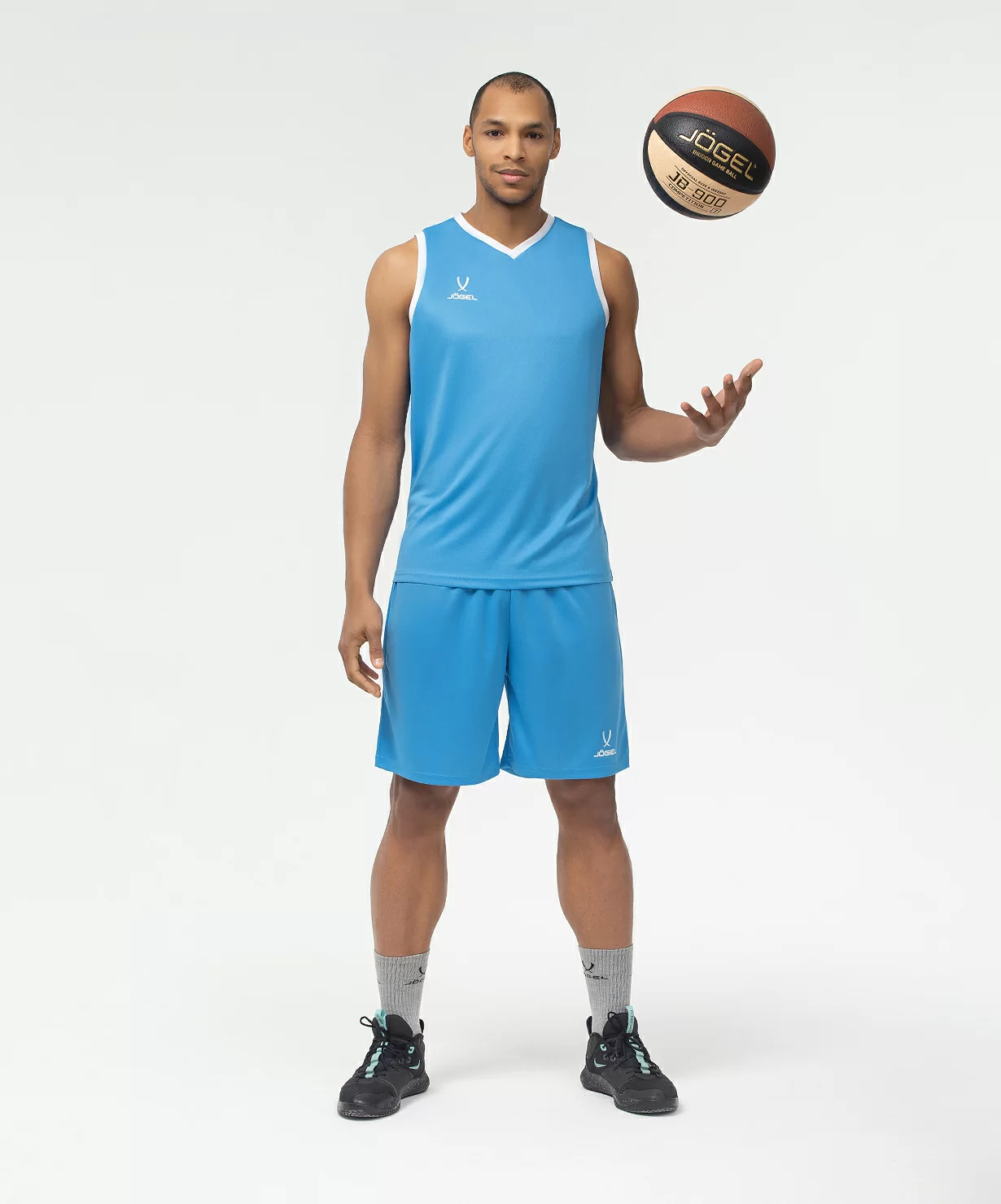 Майка баскетбольная JOGEL CAMP Basic, бирюзовый по низким ценам в Томске и Северске