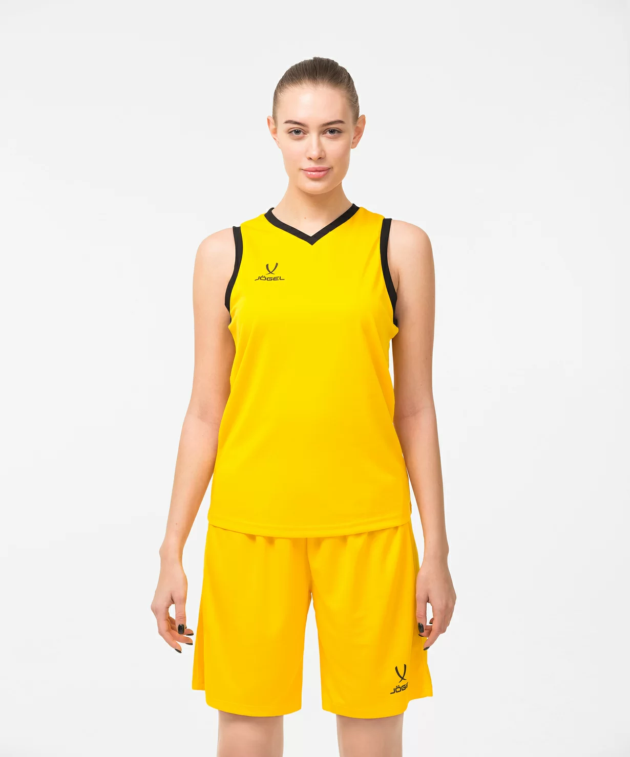  Майка баскетбольная JOGEL CAMP Basic, желтый по низким ценам в Томске и Северске