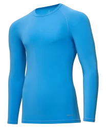 Футболка компрессионная с длинным рукавом JOGEL PerFormDRY Baselayer LS Tee, голубой