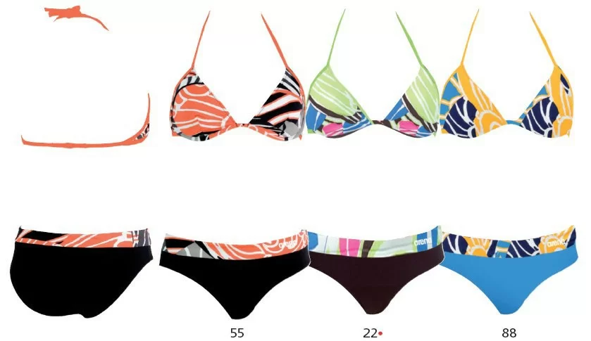  Купальник Arena Lavanya deep brown multi/deep brown/citronella по низким ценам в Томске и Северске