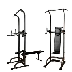 Турник-брусья со скамьей DFC Power Tower G003