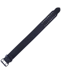 Пояс тяжелоатлетический Basefit SU-302, 4 дюйма, пресс-кожа, черный