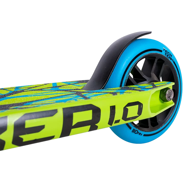  Самокат TechTeam Duker 1.0 трюковой neon green по низким ценам в Томске и Северске