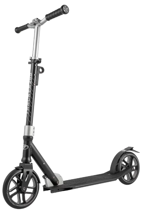  Самокат TechTeam Tracker 200 (2020) black/silver по низким ценам в Томске и Северске