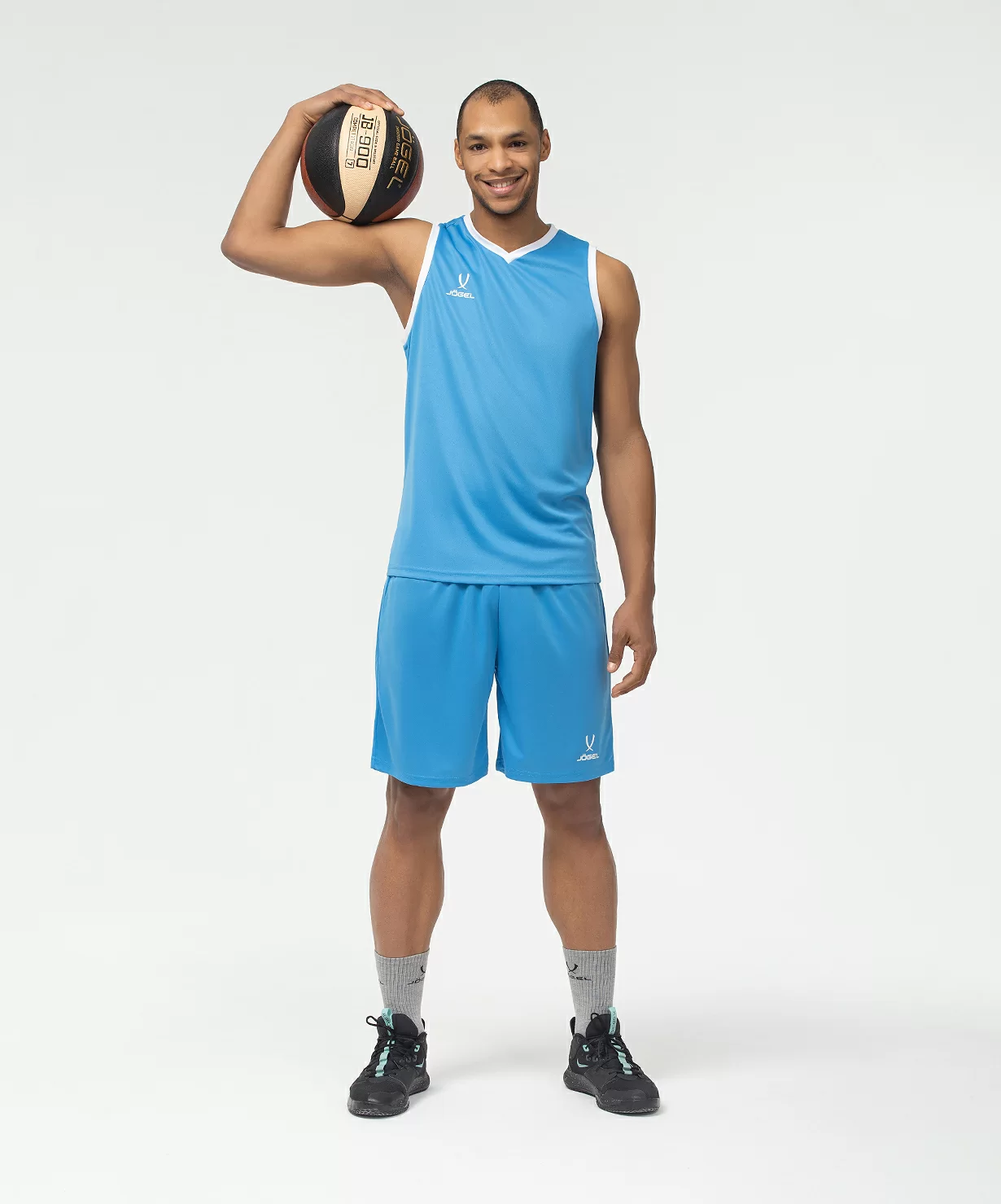  Майка баскетбольная JOGEL CAMP Basic, бирюзовый по низким ценам в Томске и Северске