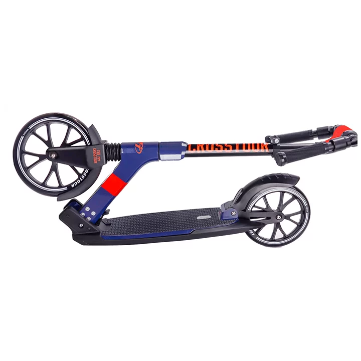  Самокат TechTeam Crosstour (2019) blue/orange по низким ценам в Томске и Северске