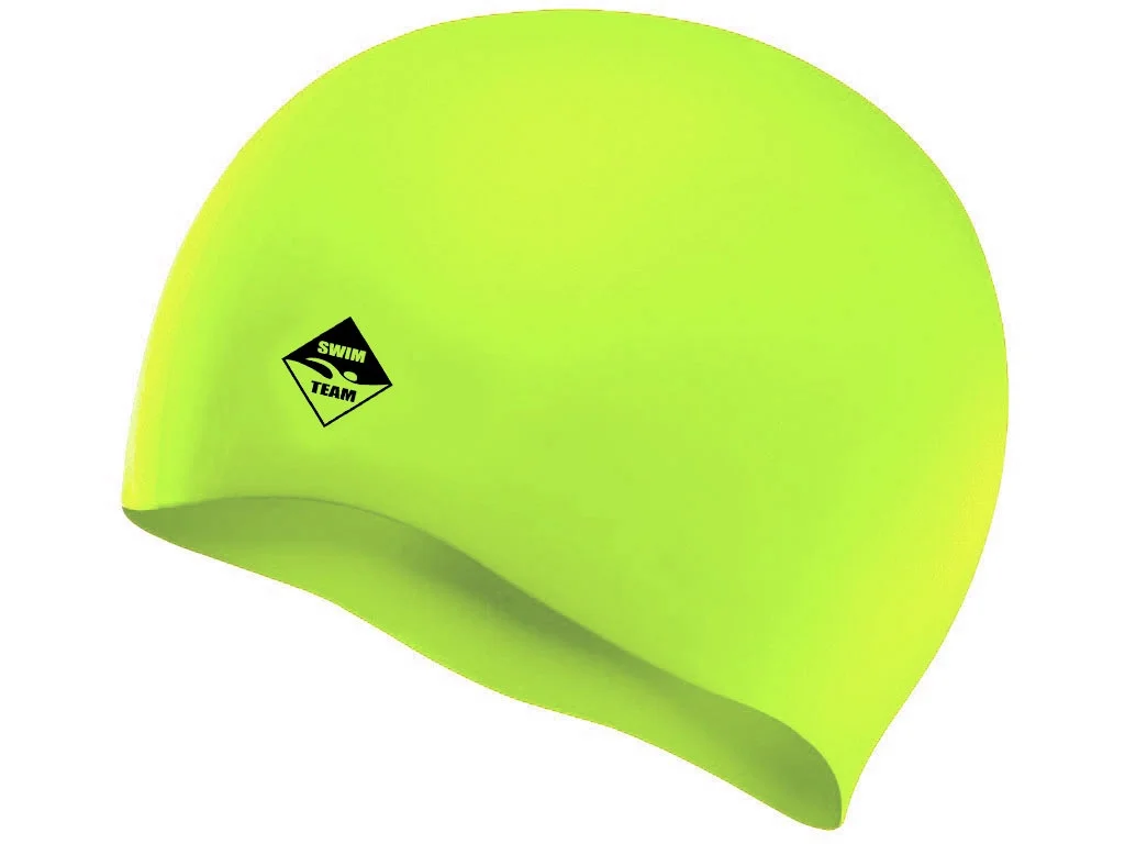  Шапочка для плавания Swim Team SC-Ц (салатовый) по низким ценам в Томске и Северске