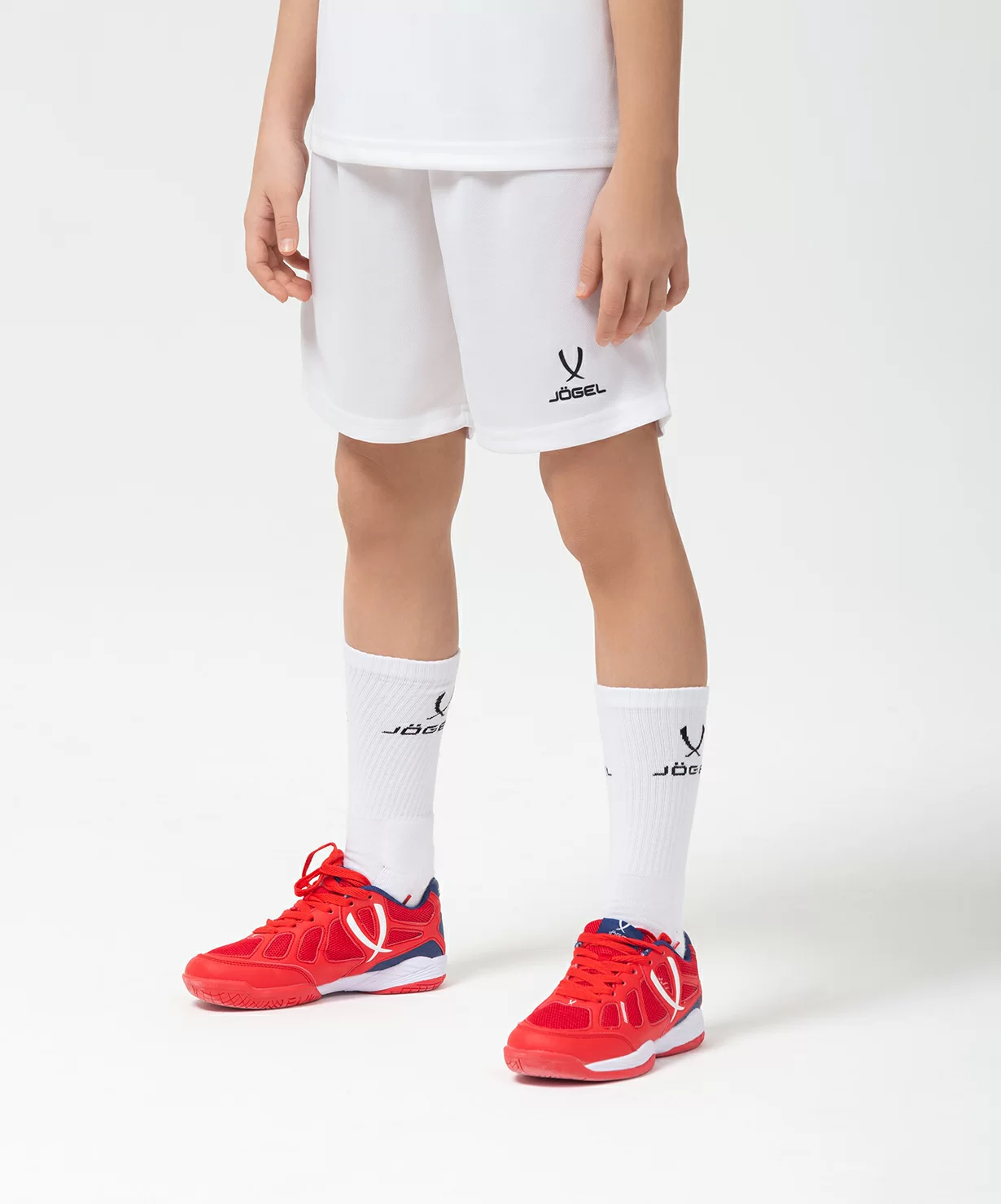 Шорты баскетбольные JOGEL CAMP Basic, белый, детский по низким ценам в Томске и Северске