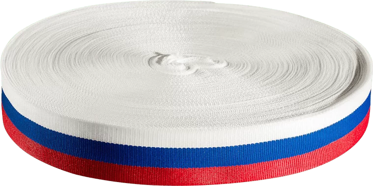  Лента 22 мм V22 W/BL/RD (российская) по низким ценам в Томске и Северске