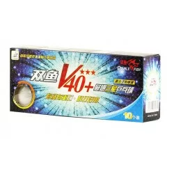 Мяч для настольного тенниса Double Fish 3зв. Volant 40+