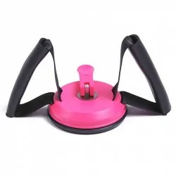 Упоры многофункциональные для фитнеса B32184 с присоской розовый