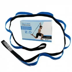 Ремень для растяжки B31607 лента 2,5*200 см в коробке, синий