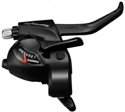 Шифтер/торм. ручка Shimano Tourney ESTTX800R8AL 8скор.(2 пальца) инд. уп. черный