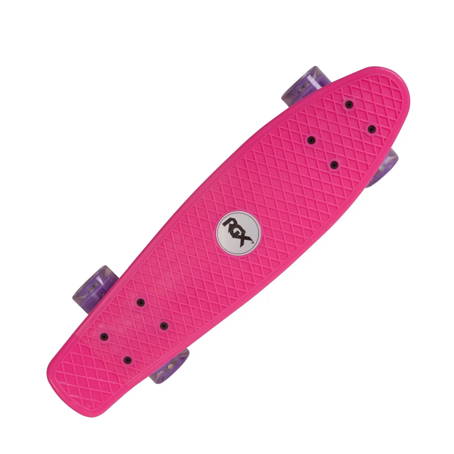  Мини-круизер RGX PNB-01GW (22") светящиеся колеса pink по низким ценам в Томске и Северске