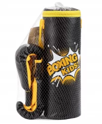 Набор боксерский (мешок 1,5 кг. 35 см, d 15 см, перчатки) Effort винилискожа, сумка ПВХ