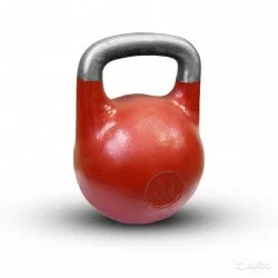 Гиря для соревнований 32 кг ВФГС красный