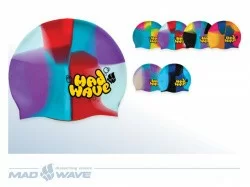 Шапочка для плавания Mad Wave Multi Junior