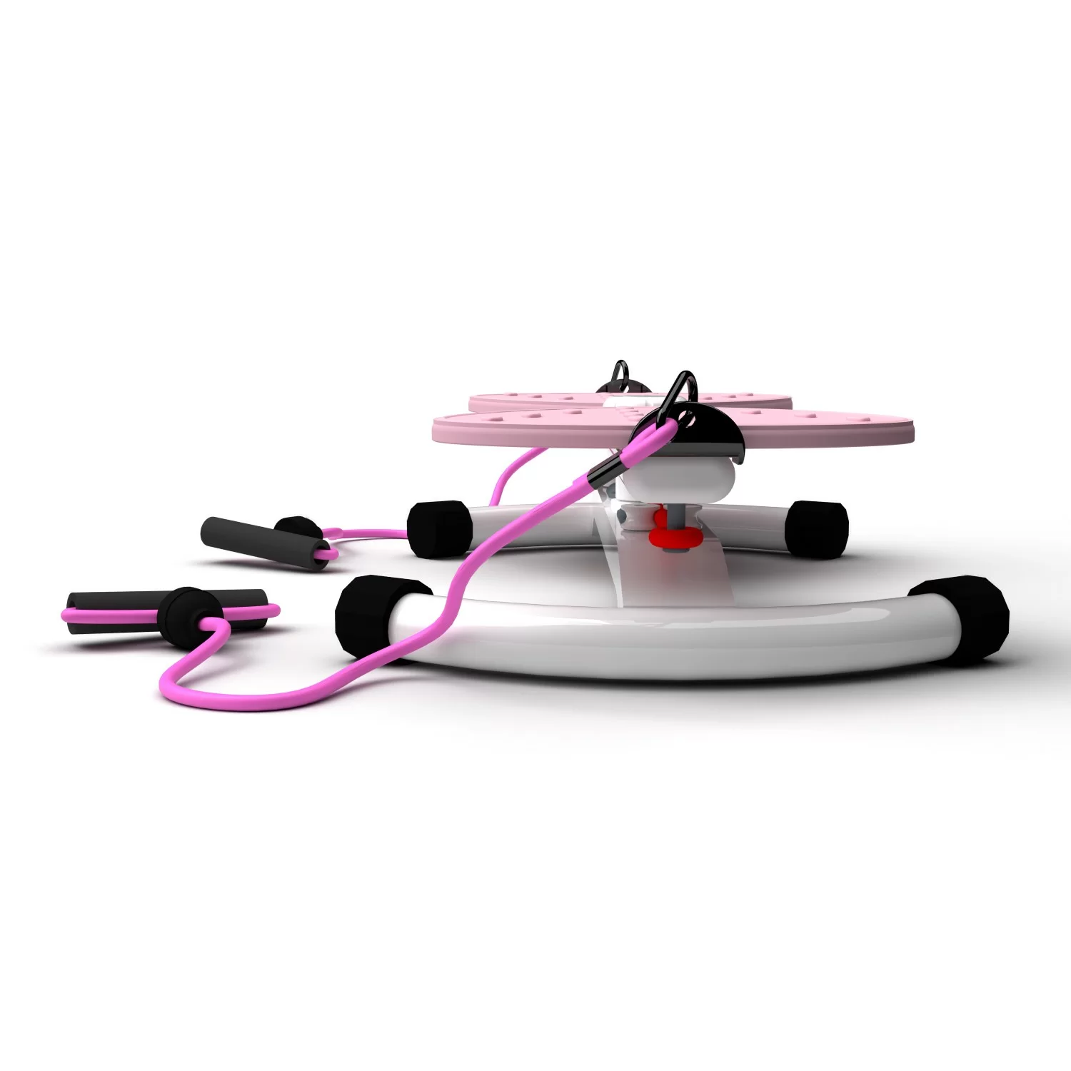  Фитнес платформа /горнолыжный тренажёр DFC "Twister Bow" с эспандерами TW-S108P по низким ценам в Томске и Северске