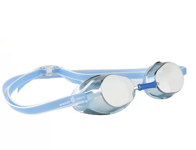  Очки для плавания Mad Wave Racer SW Mirror стартовые azure по низким ценам в Томске и Северске