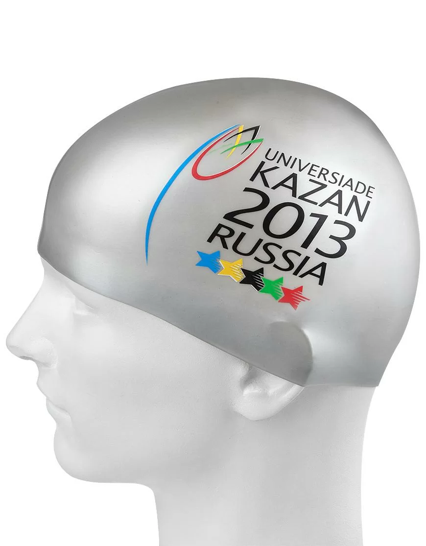  Шапочка для плавания Mad Wave Universiada Junior silver по низким ценам в Томске и Северске