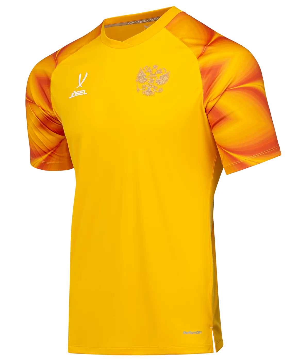  Футболка вратарская JOGEL NATIONAL PerFormDRY GK Jersey, желтый по низким ценам в Томске и Северске