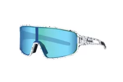 Очки велосипедные Indigo Speed с поляризационными линзами, бело-синий