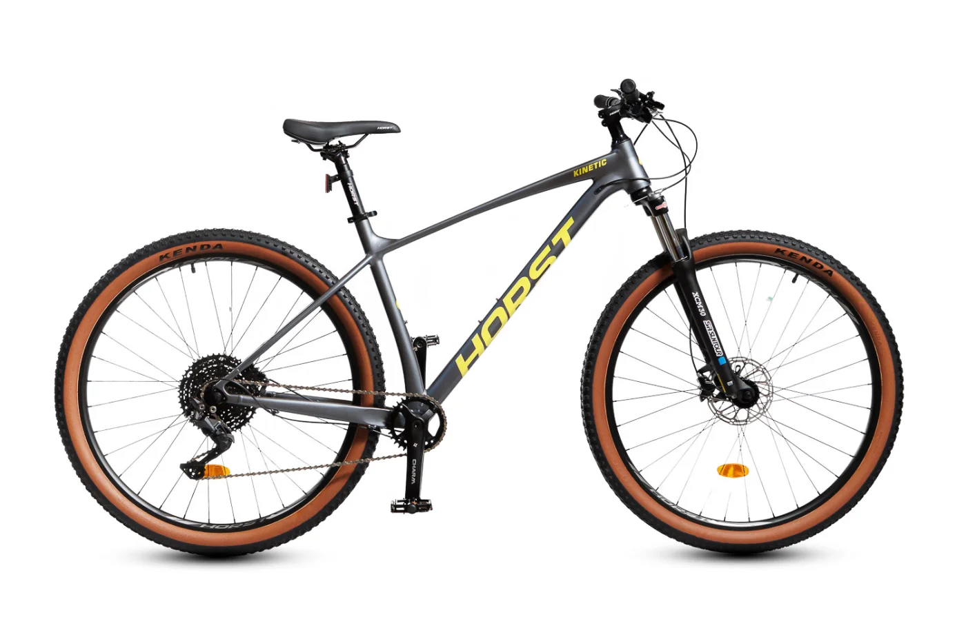  Велосипед HORST Kinetic 29 2024 Серо-жёлтый по низким ценам в Томске и Северске