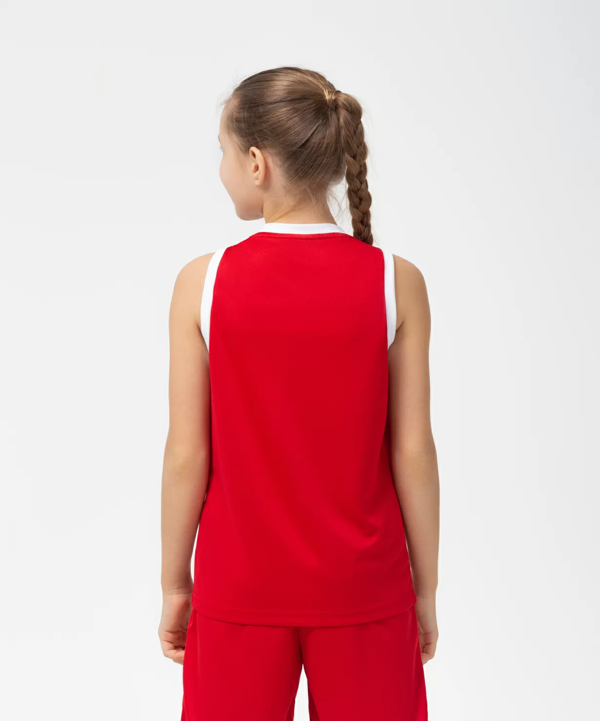  Майка баскетбольная JOGEL CAMP Basic, красный, детский по низким ценам в Томске и Северске