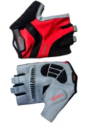 Перчатки Race Pro лайкра черно-красные р.L