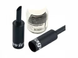 Наконечник оболочки троса тормоза 5мм с защитой троса. чёрный 1шт