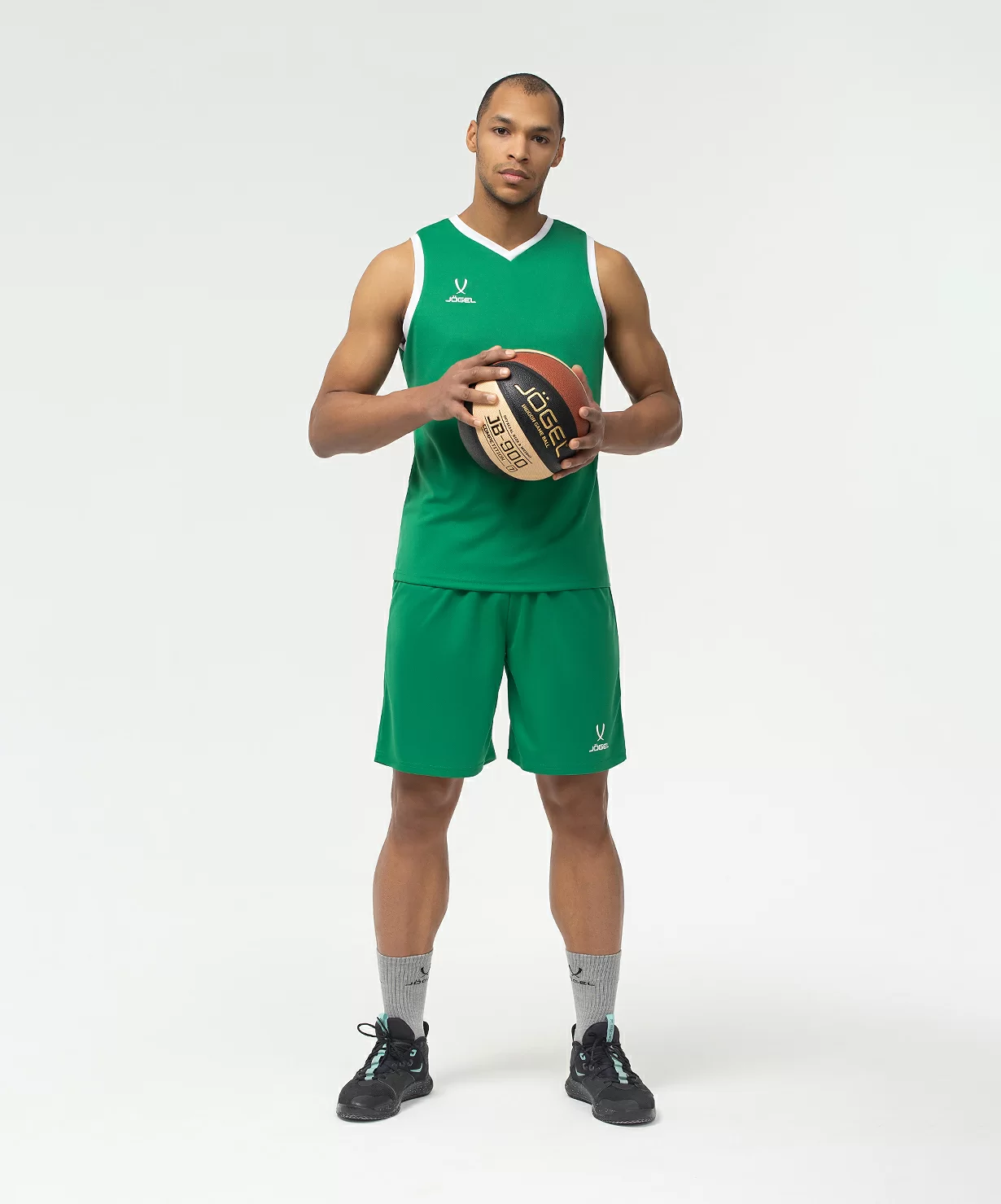  Шорты баскетбольные JOGEL CAMP Basic, зеленый по низким ценам в Томске и Северске